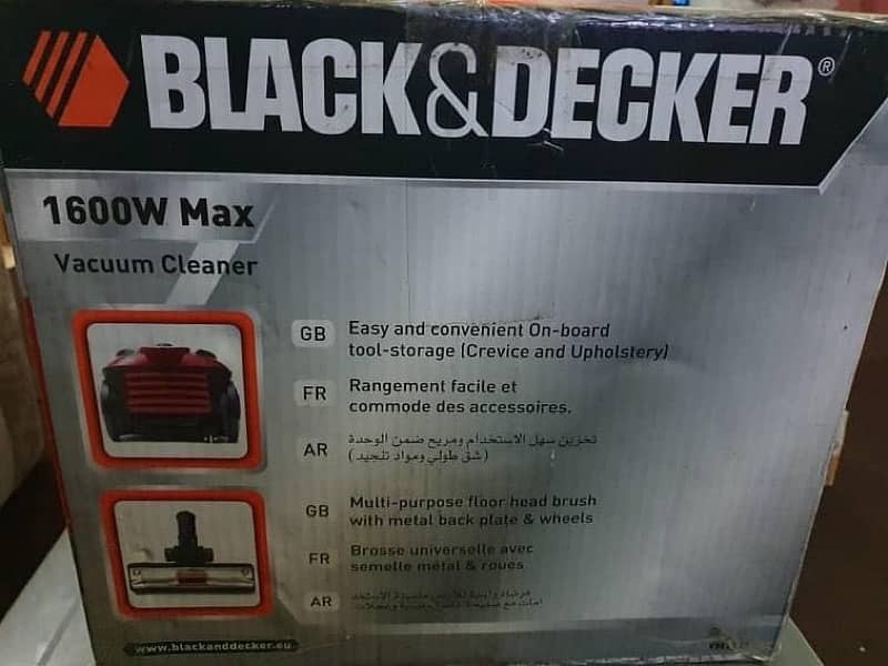 Vaccum cleaner Black and Decker 1