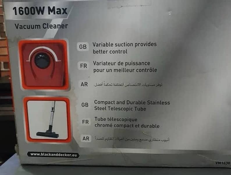 Vaccum cleaner Black and Decker 2