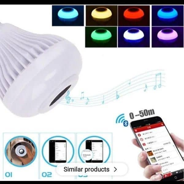 Led Music Light Colorful Bulb 4