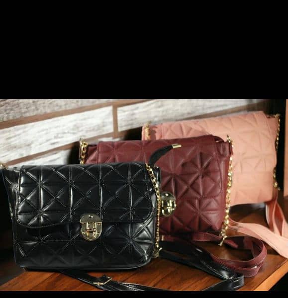 ladies fancy bag. 4 clr available 2