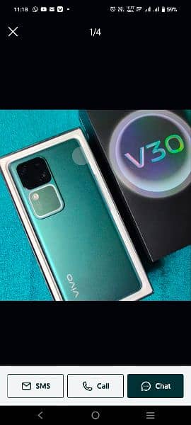 vivo v30 12ram 256gb 10 by 9.5 open box with box and charger 1