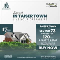 100 Ft Wide Road Plot In Taiser Town (Sector 73/1) 0