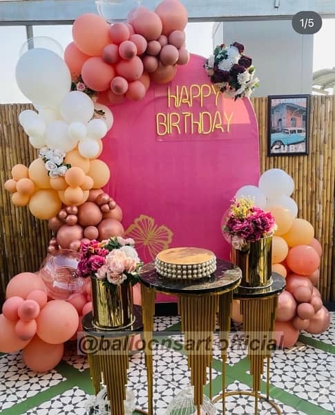 Birthday Wedding Nikkah Anniversary Event Decore & Services In Budget 0