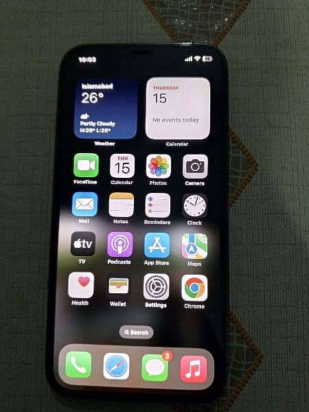 Iphone 12 Pro NON PTA. . . Life time sim working. . 1