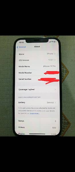 Iphone 12 Pro NON PTA. . . Life time sim working. . 6