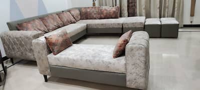 13 seater L shape sofa set 0