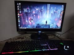 Gaming pc full setup with gpu