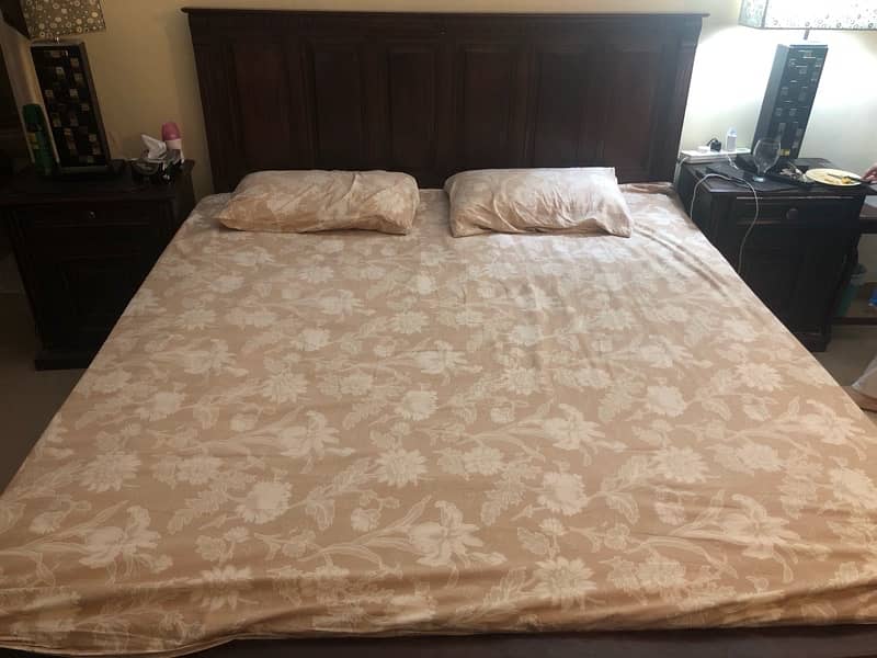 Pure Wood King size bed 1