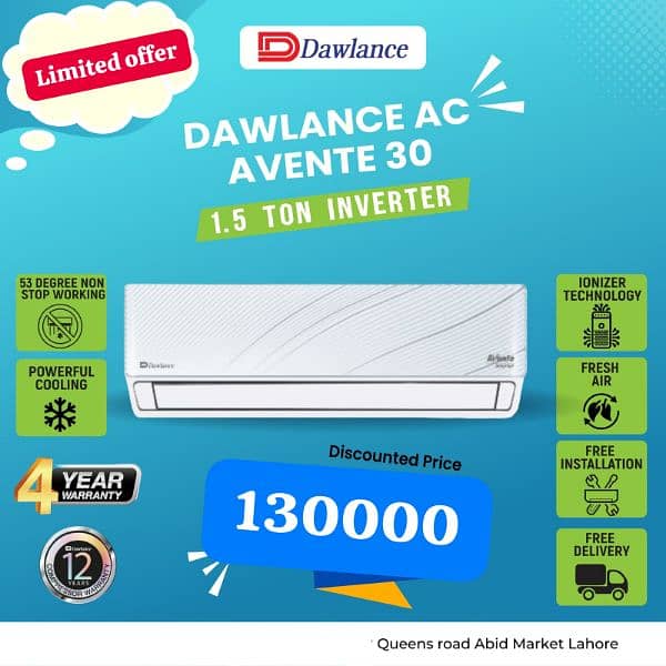 dawlnce or haier limited stock an limited offer time 0