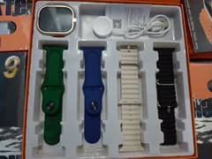 4 in 1 straps ultra smart watch bilkul new box pack 0