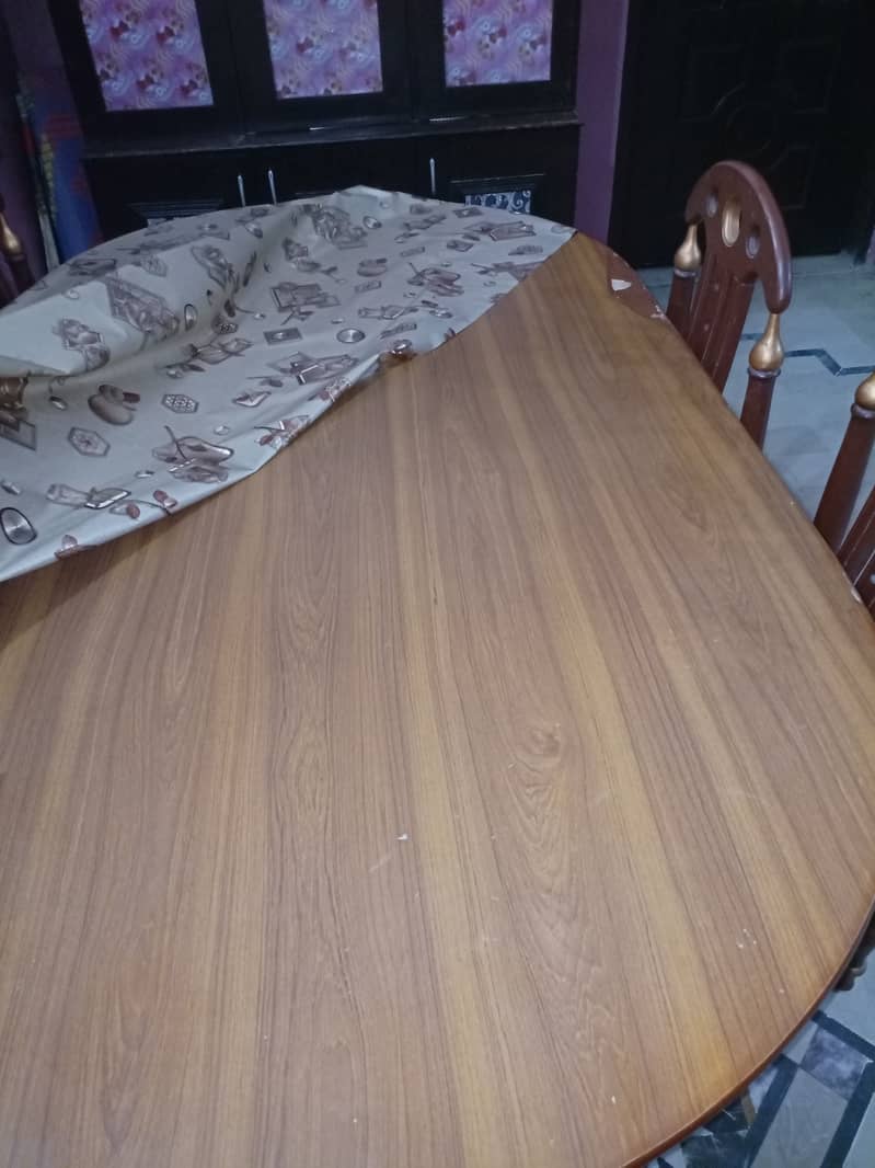 Dining table with 6 chairs 1