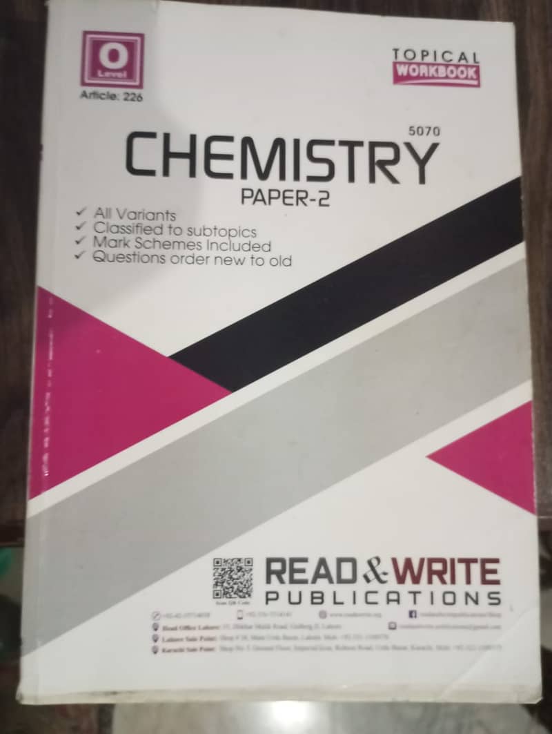 books for O-level ,past papers 5