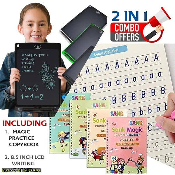 LCD writing Tablet Magic Book 4