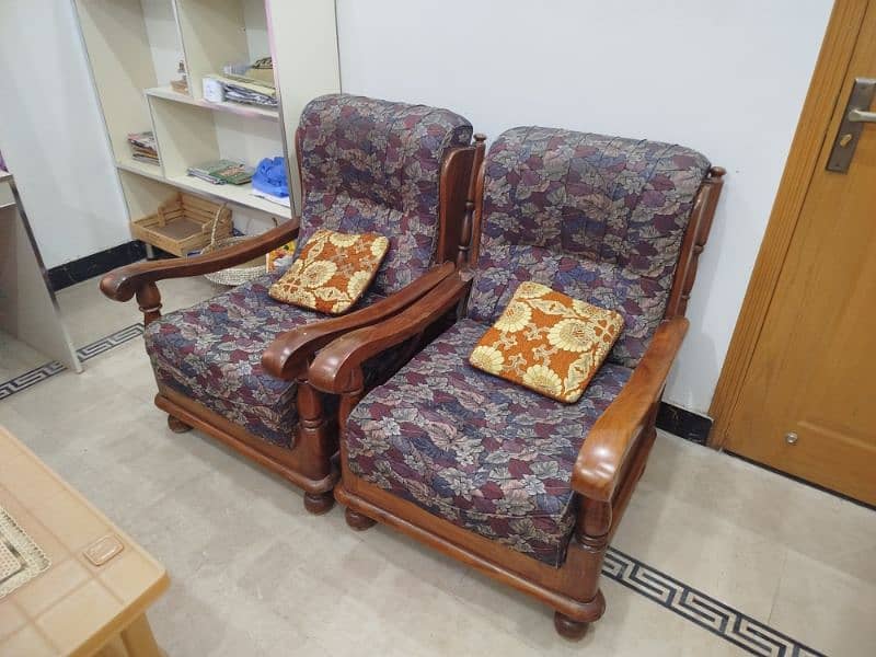 5 seater vintage sofa set pure talli wood 3