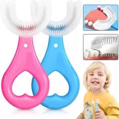 Silicone U-Shaped Toothbrush For Kids - Pack Of 4 All Pakistan Deliver