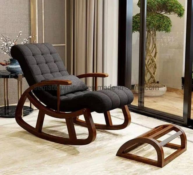 sleeping Rocking chair wooden made 5