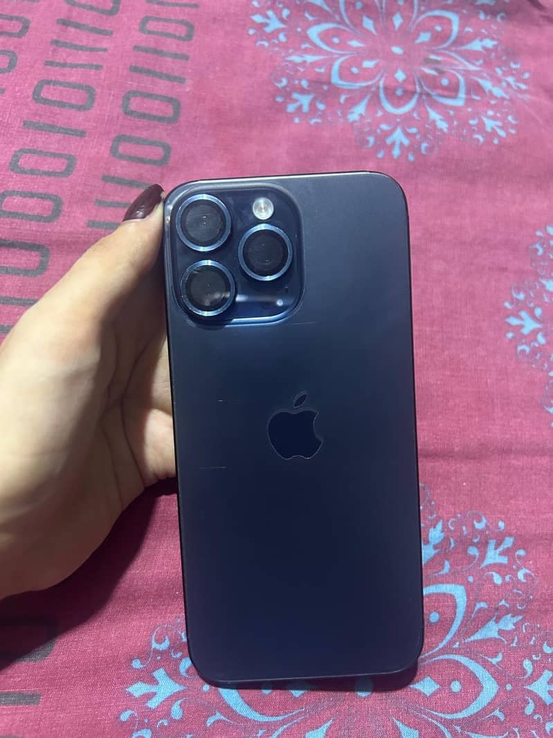 I phone 15 pro max | 256 GB | Titanium blue | 97 Battery health 0