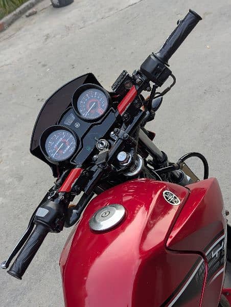 yamaha ybr 125cc 2015 red color 1