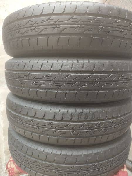 145/80R13 Bridgestone Japani 4 Tyres Set For Wegon R & Some Others 0