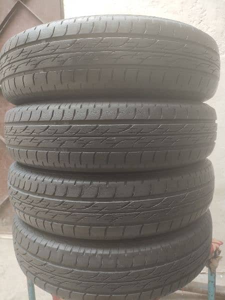 145/80R13 Bridgestone Japani 4 Tyres Set For Wegon R & Some Others 1