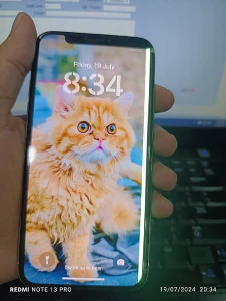 iPhone X non pta 64 gb girny ki waja se panel line a gi all genuine 5