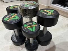 rubber coated dumbbells 3kg to 16kg