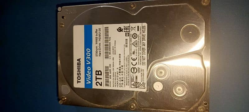 TOSHIBA  fresh hard alhumdullah 100 working 2Tb 0