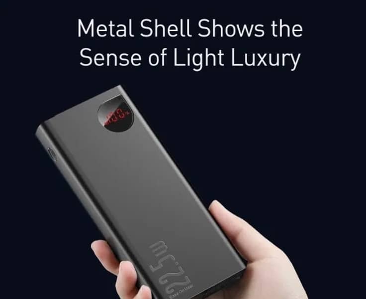 Baseus Adaman Metal Digital Display Fast Charge Power Bank 22.5W 2