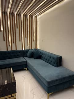 Modern L shape sofa | Molty Foam | 10 Seater