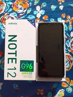 Infinix Note 12 8+8gb ram 128gb rom mediatek Helio g96  complete box