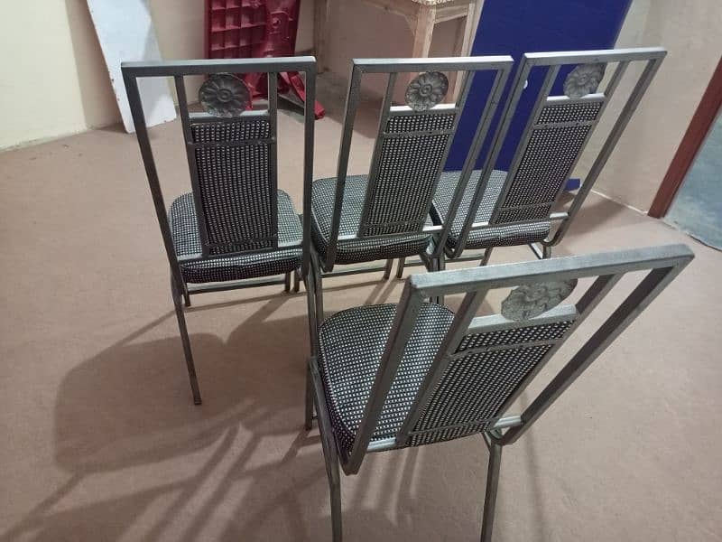 Iron dining chairs 1