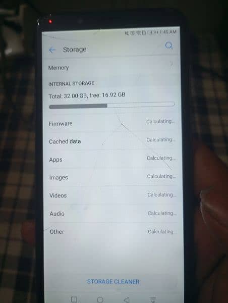 2ram 32gb storage Y7prime 2018model 0