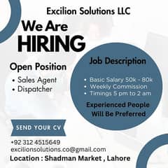 job for sales person or dispatcher