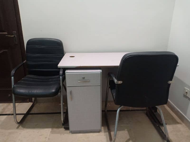 office table and chairs with cabinet 0