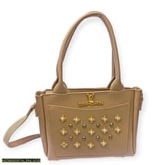 Rexine Studded Hand Bag