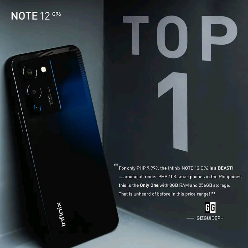 Infinix note 12 black 1