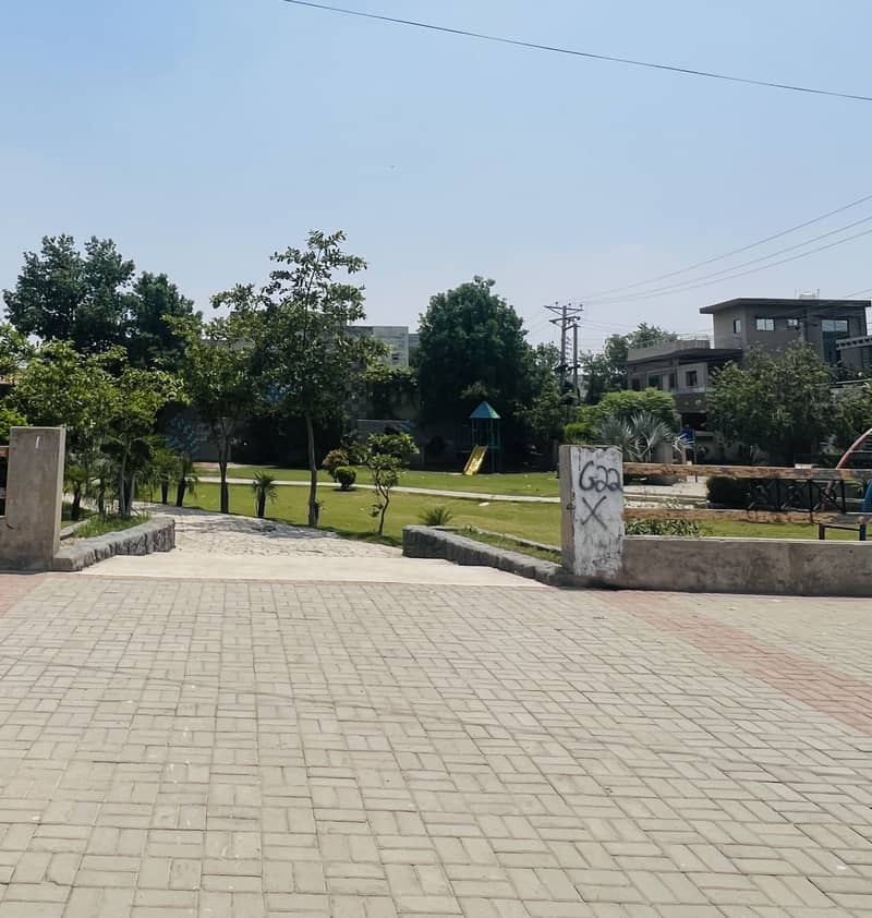 6 Marla Corner Commercial Plot Urgent For Sale In Canal Garden Lahore . 17