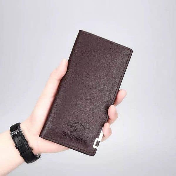 Stylish Slim PU Leather Wallet, Buy 1 Get 1 Free 6