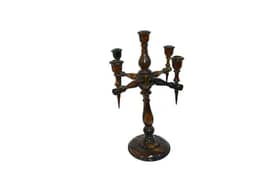 Wooden Candle Stand 5 Point for sale