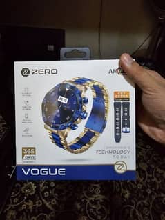 Zero Vogue Smartwatch Gold Colour box packed