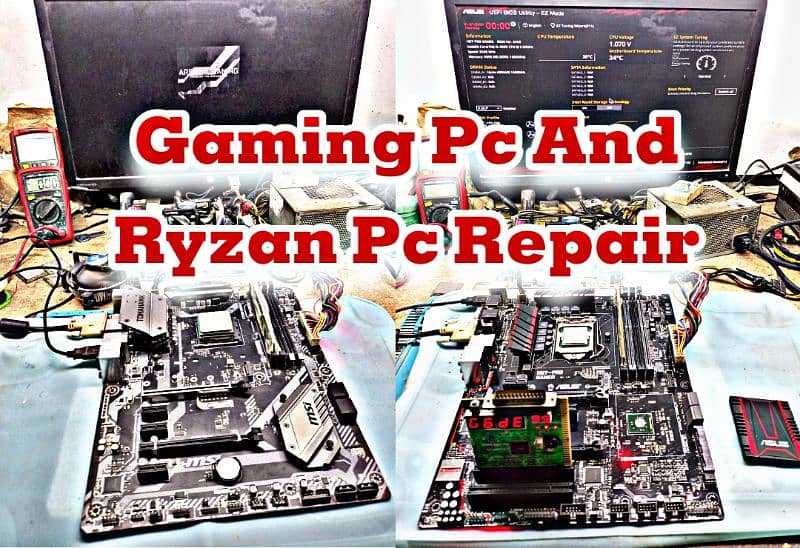 Gaming Pc And Ryzen Mobo Repair Shop 0