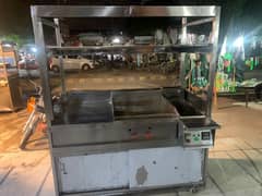 Burger Shawarma Counter 16 liter fryer Automatic