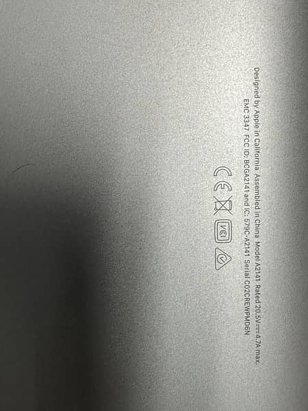 Macbook Pro 2019 1TB i9 16GB 5