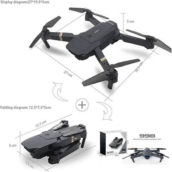 998 Foldable Camera Drone High Quality Camera Drone 2