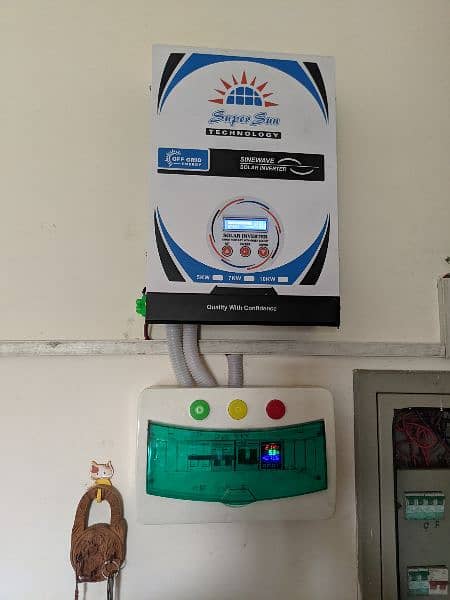 Solar inverter without battery work 3Kw to 8Kw with wapda sharing 1