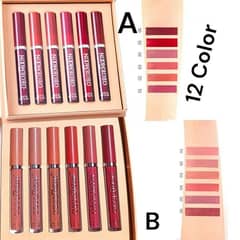 12 colours Long Lasting lip gloss for Women