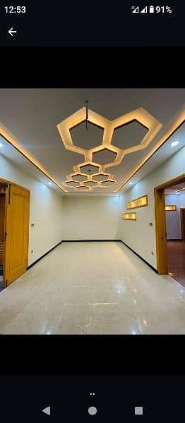 wallpaper, media wall, ceiling, marble sheets, glass partition, floor 10