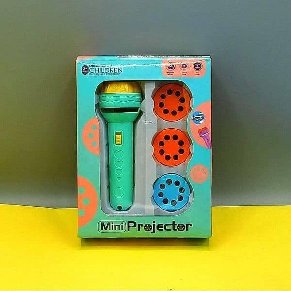 •  Projector Flashlight for Kids -  Early Childhood Educational Toy-
• 5