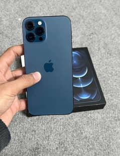 I phone 12 pro max 256 GB whit box My WhatsApp number 03238950463 0