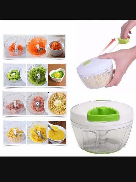 Manual full rope food vegetables blender 3